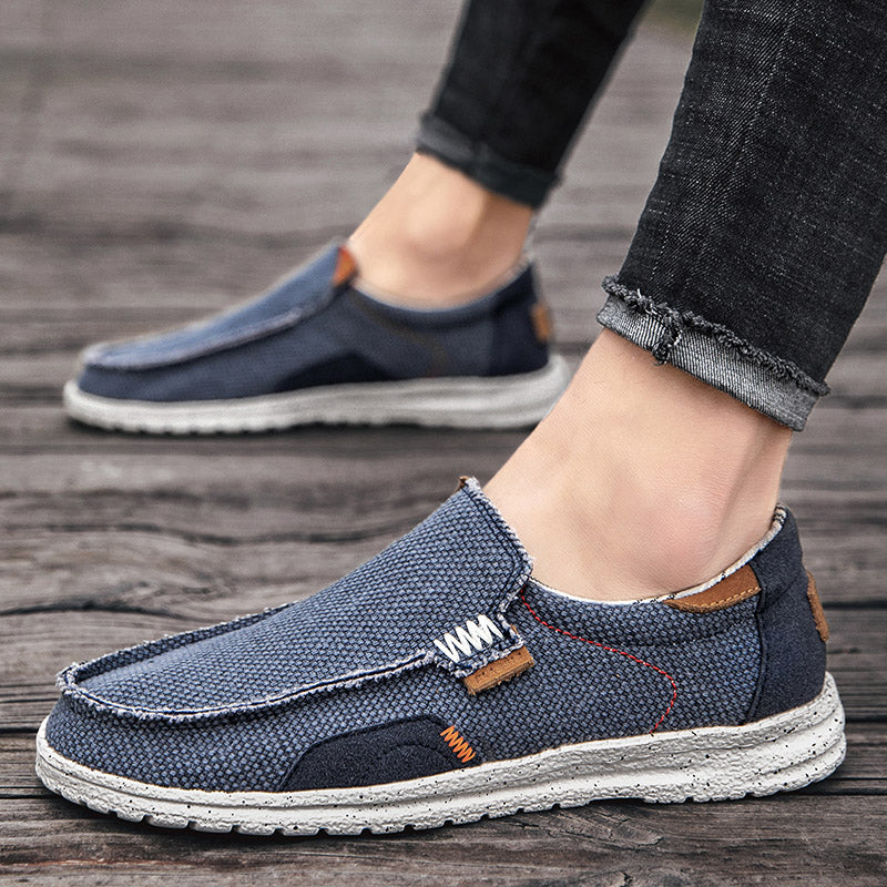 Sneakers in Lightweight Casual Canvas with Padded Lining