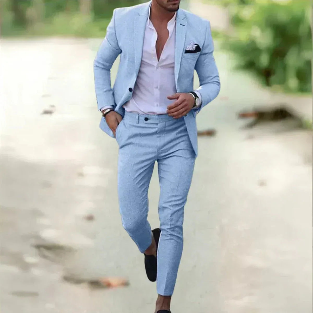 Men's Suit 2-Piece Slim-Fit Formal Set