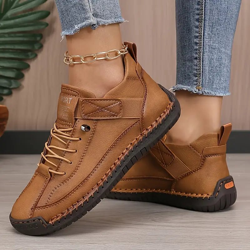 Premium Orthopedic Leather Walking Sneakers