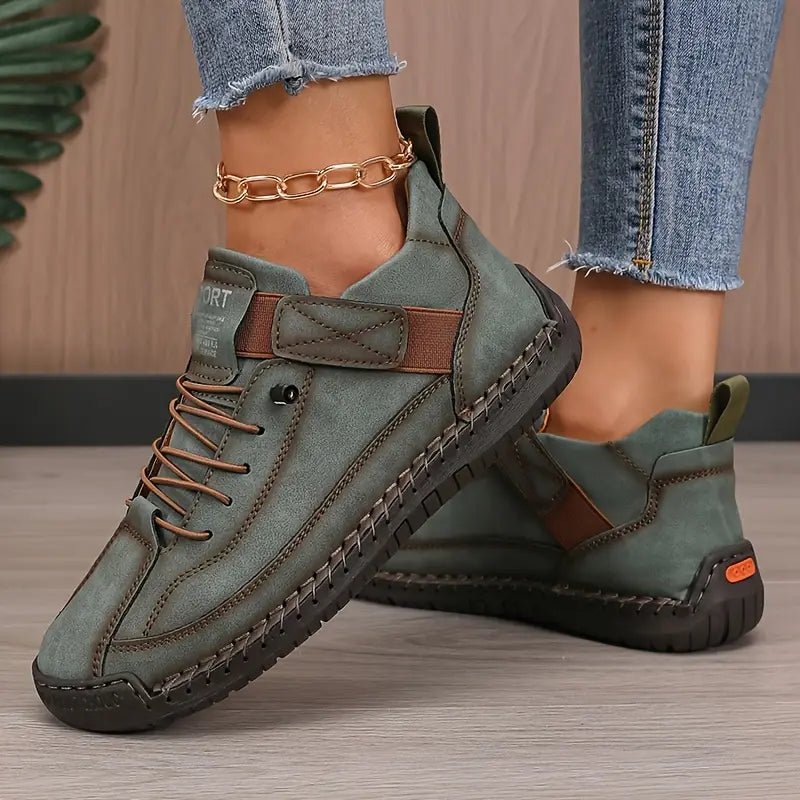 Premium Orthopedic Leather Walking Sneakers