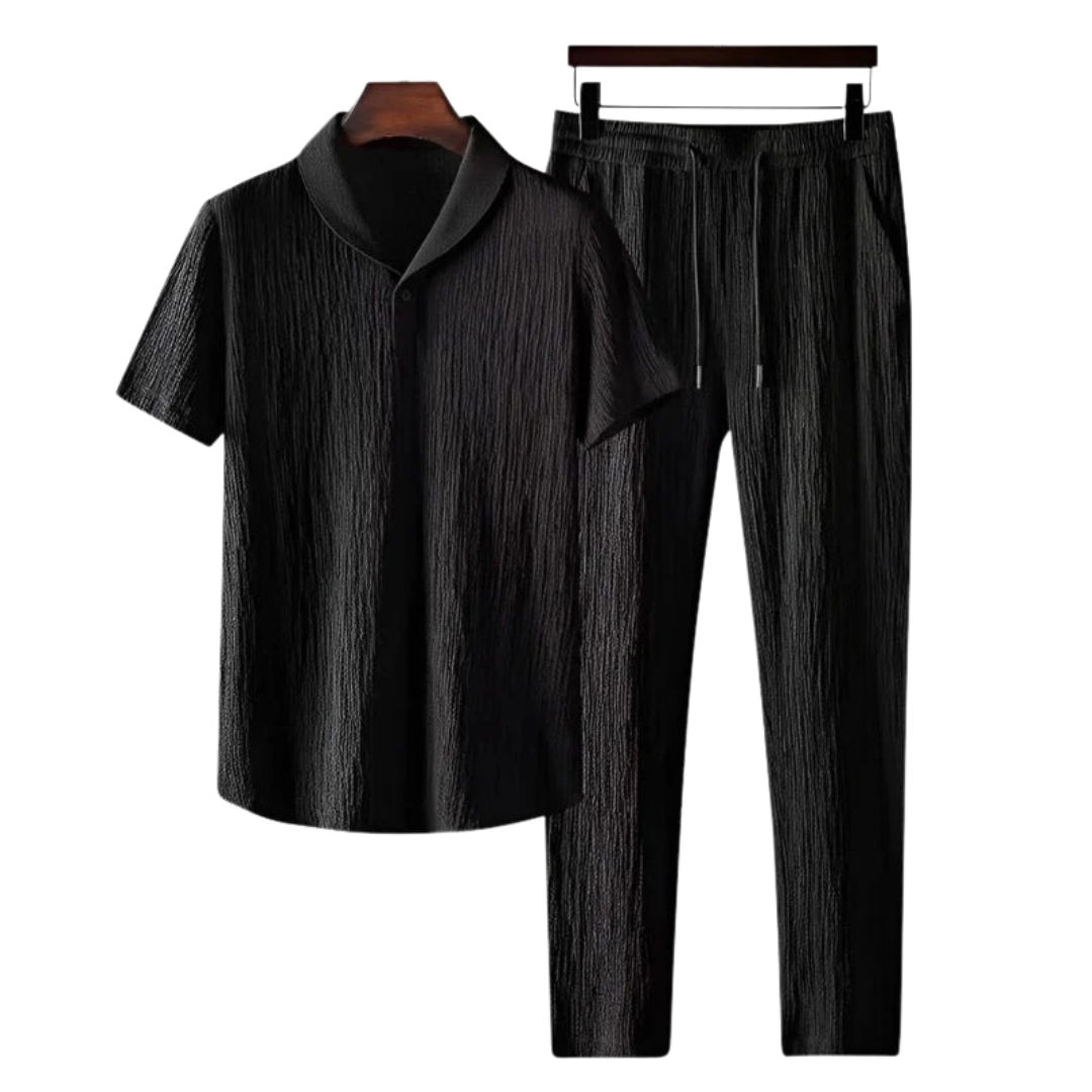 Men’s Lightweight Cotton Polo Outfit Set