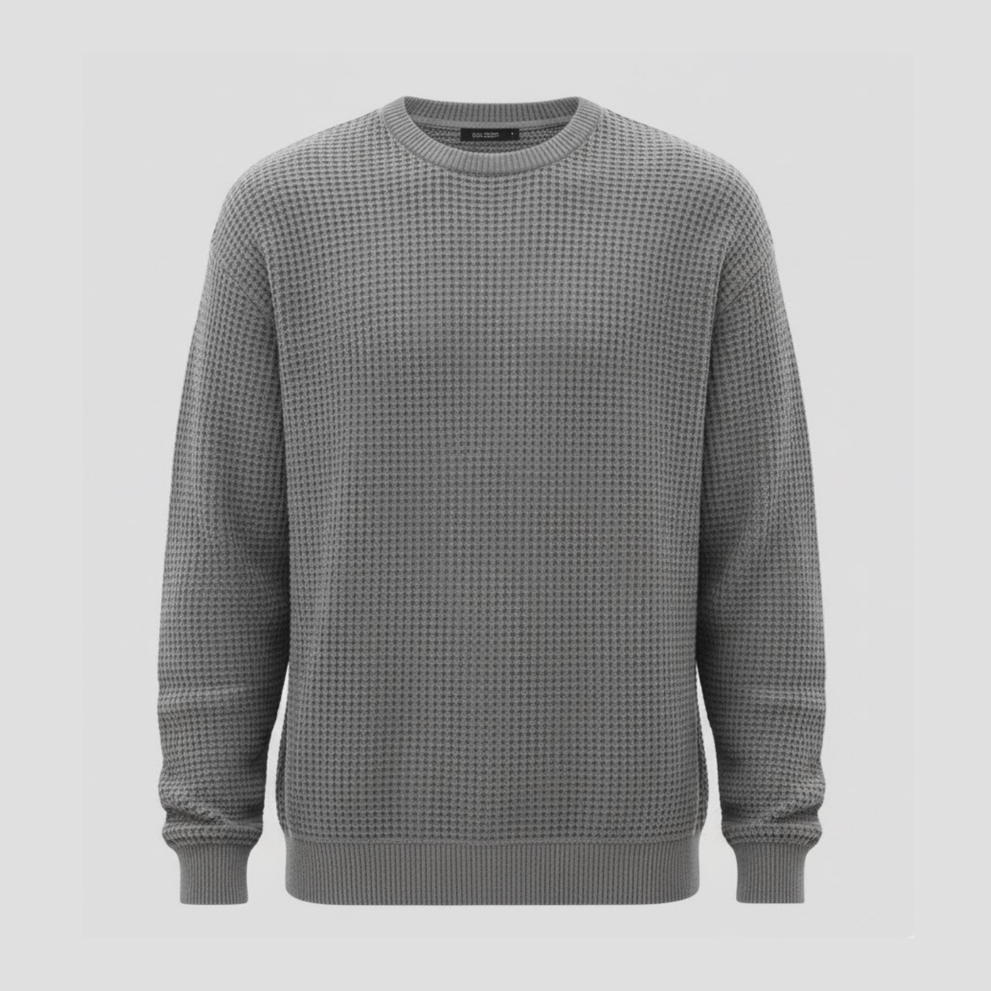 Hayden Mens Crewneck Sweater Waffle