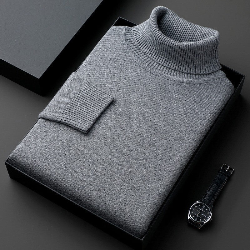 Elegant Winter Knit Turtleneck Sweater