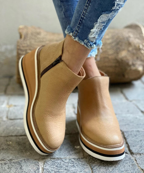 Women's Orthopedic ankle boots with Side Zipper