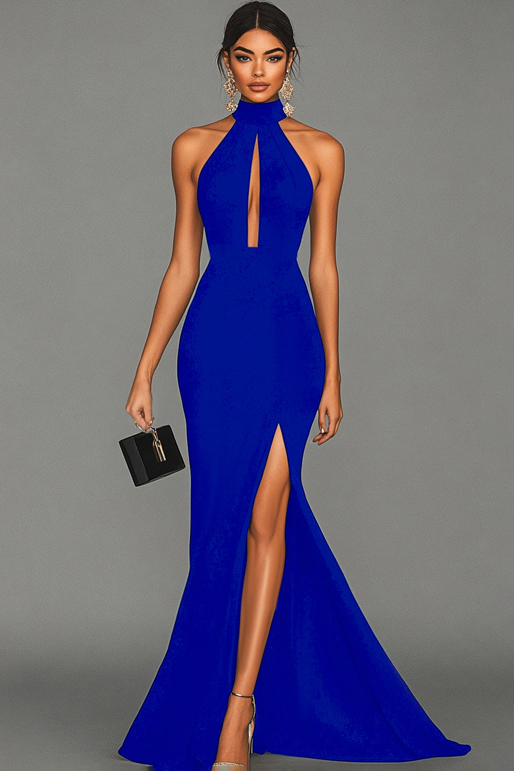 Women’s Classic Long Formal Dress Dark Green
