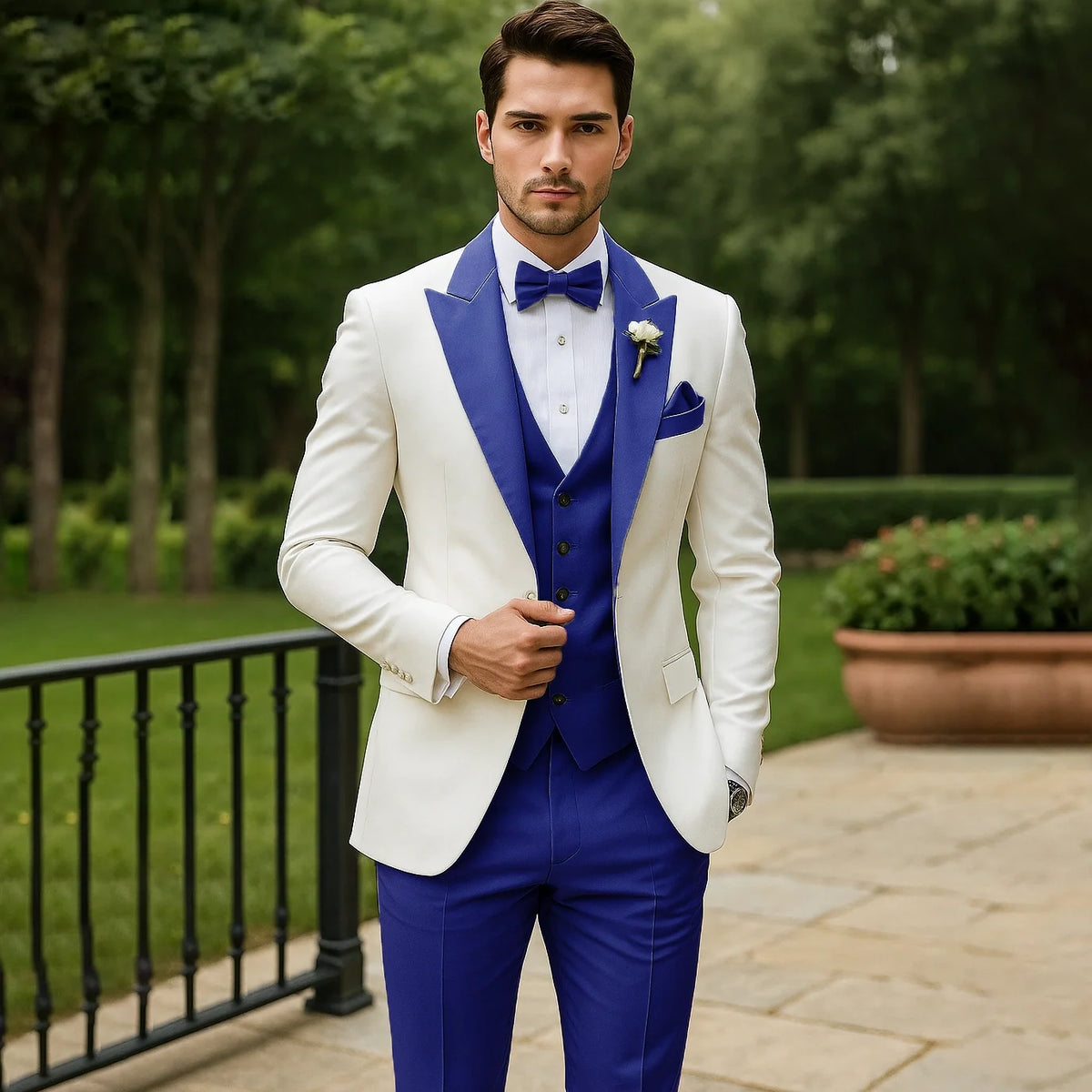 Men's Suit 3-Piece Tailored Groom Set