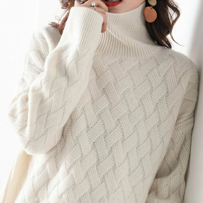 Slim Fit Soft Knit Turtleneck Sweater