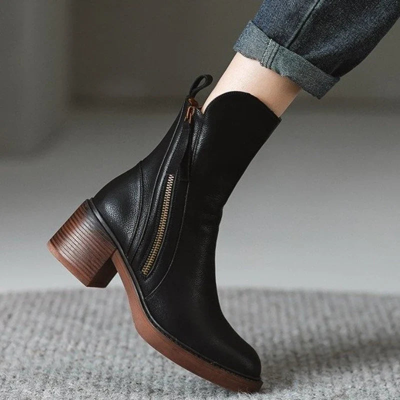 Women's Premium Leather OrthopedicAnkle Boots