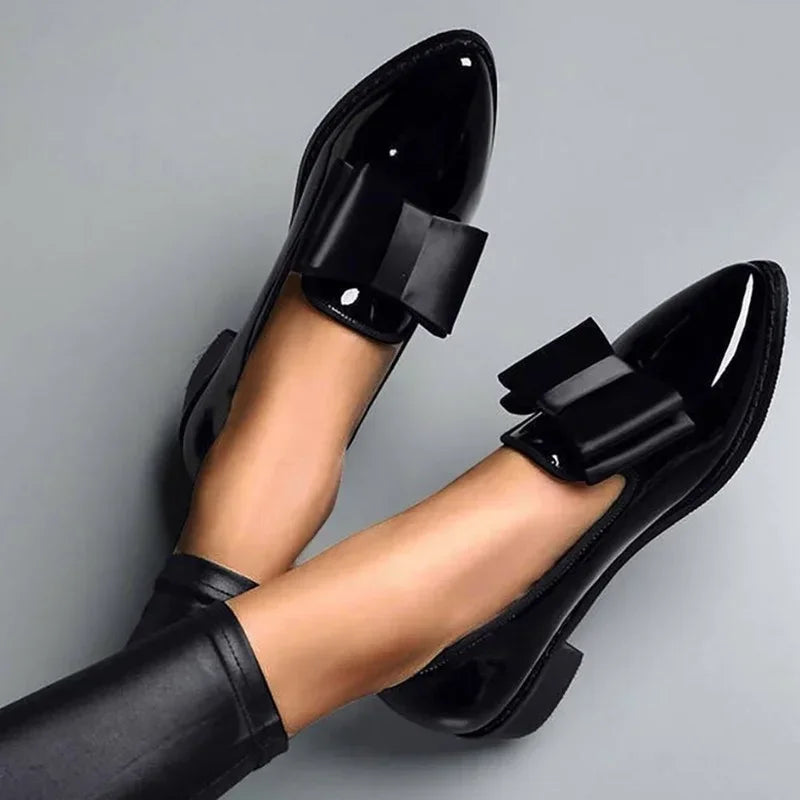 Elegant Bow Ballet Flats – Penelope Style