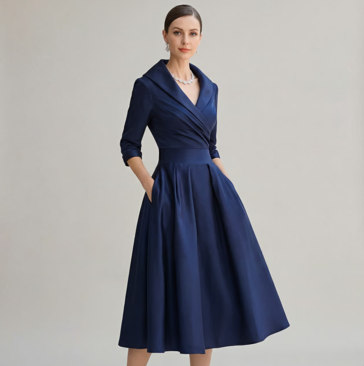 Rowan Wrap Midi Dress