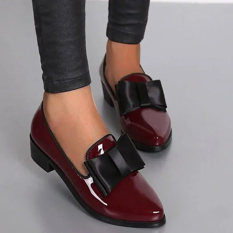 Elegant Bow Ballet Flats – Penelope Style