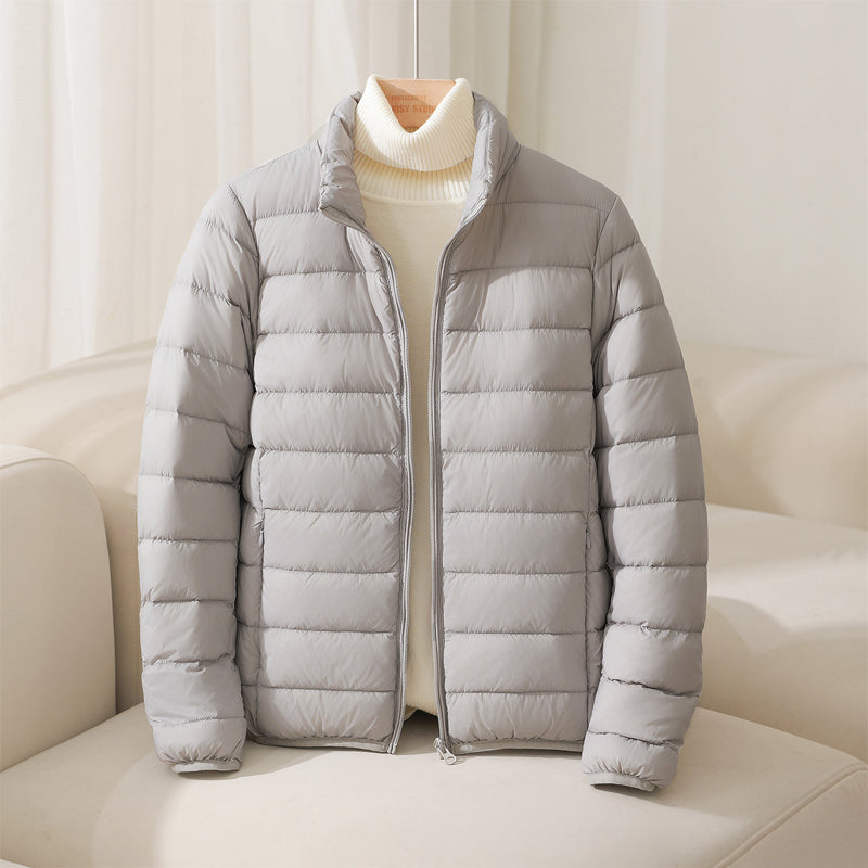 Lightweight Women's Down Jacket with a Relaxed Fit