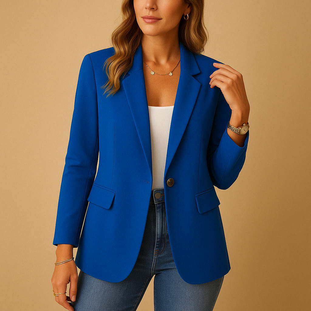Elegant Women's Blazer – Tailored, Fitted Silhouette