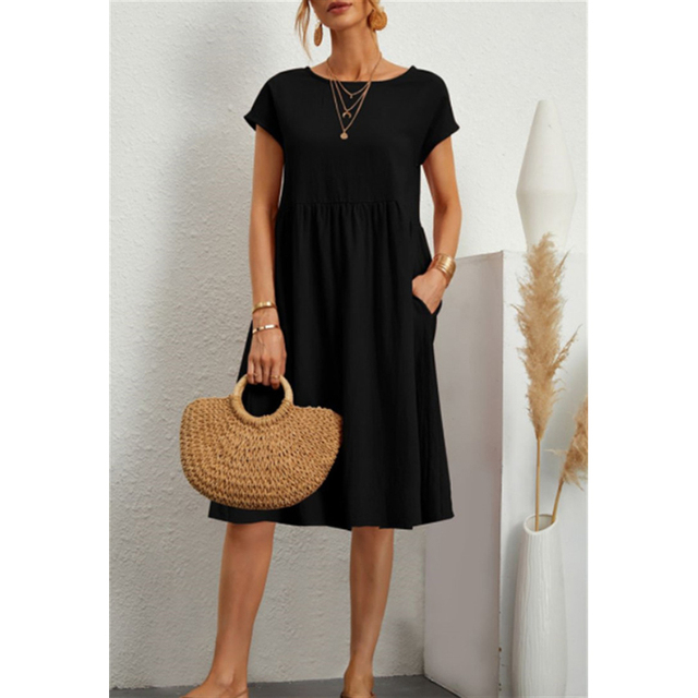 Elegant Summer Midi Dress Women