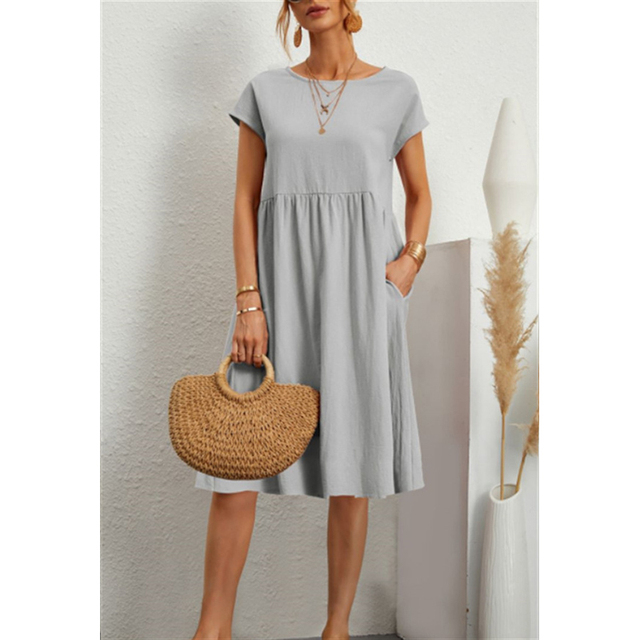 Elegant Summer Midi Dress Women