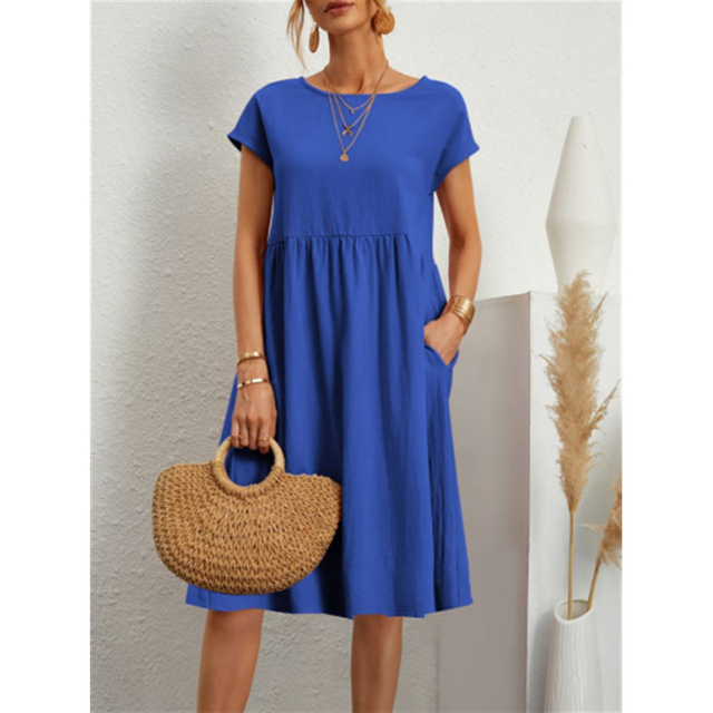 Elegant Summer Midi Dress Women