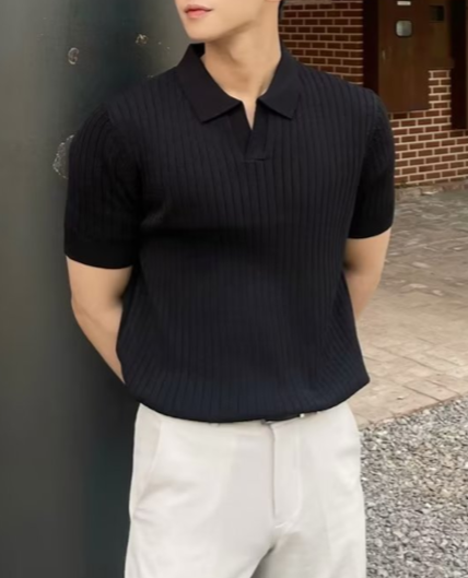 Men’s Old Money Slim Polo T-Shirt