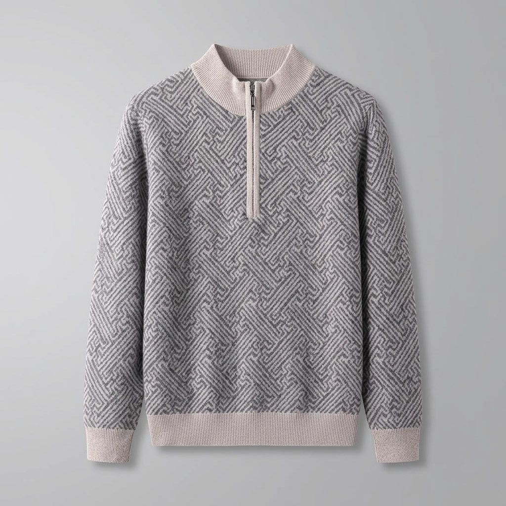 Men’s Merino Wool Quarter Zip Sweater