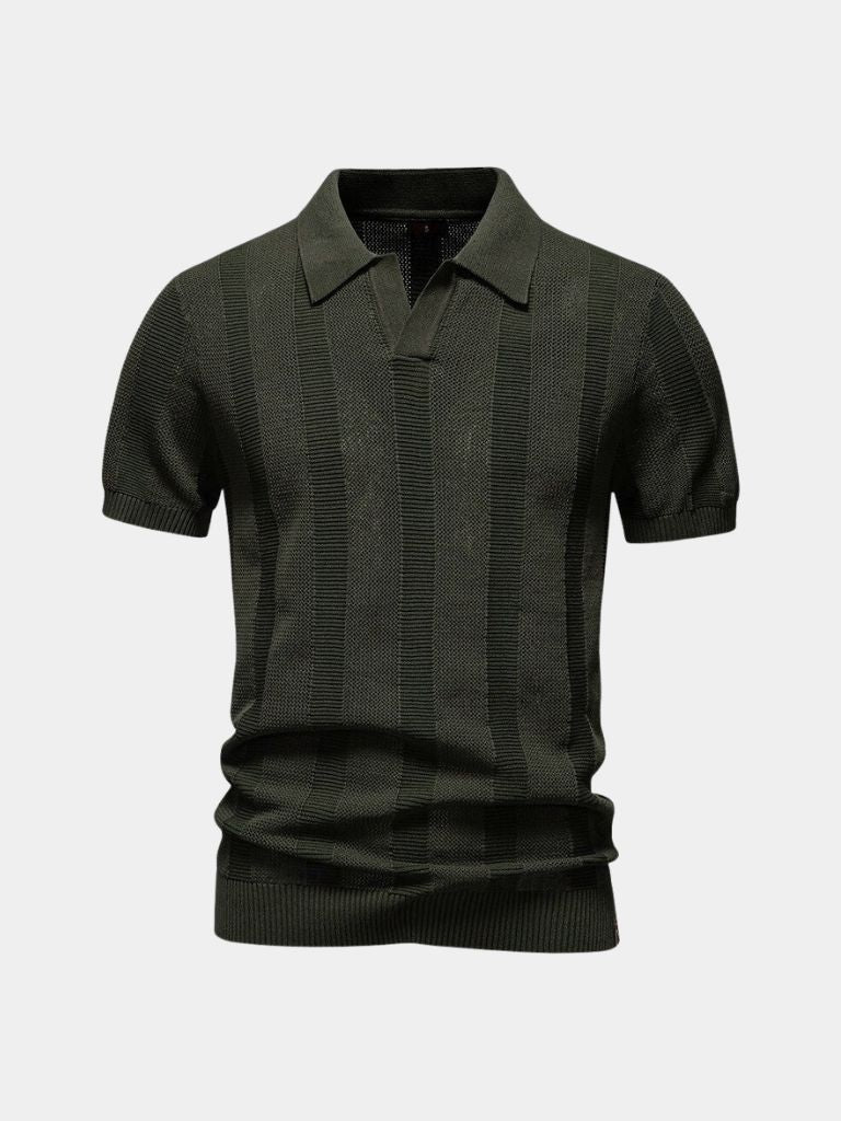 Classic Men's Beige Polo Shirt | Luxury Smart Casual Wear