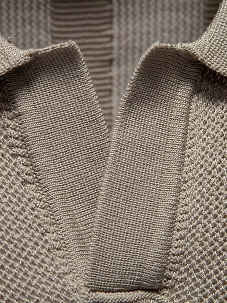 Classic Men's Beige Polo Shirt | Luxury Smart Casual Wear