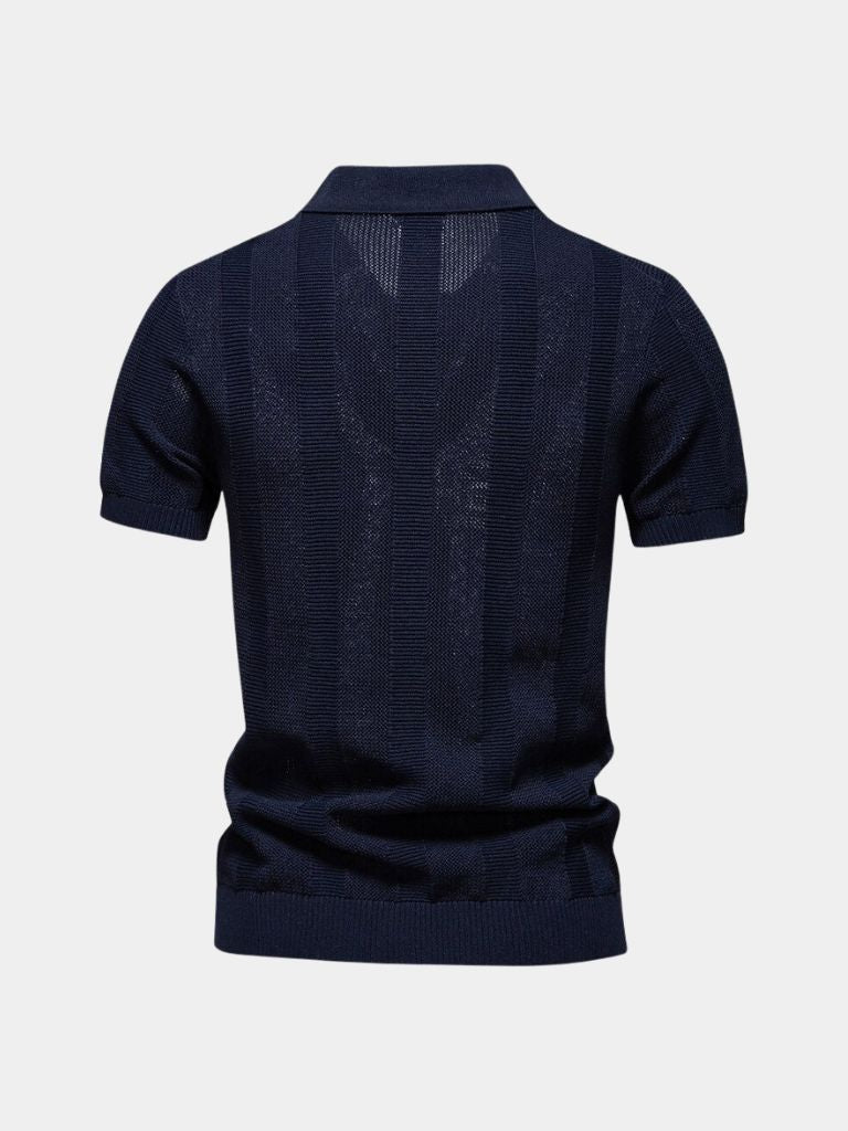 Classic Men's Beige Polo Shirt | Luxury Smart Casual Wear