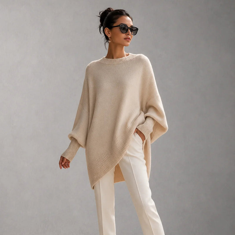 Modern Asymmetric Oversized Sweater
