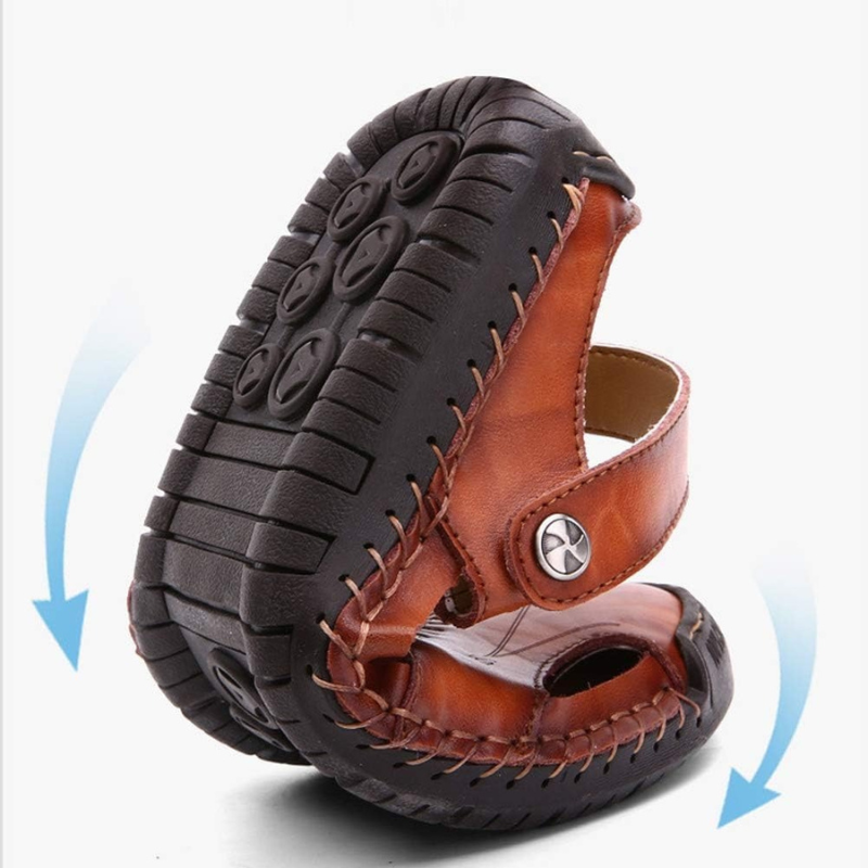 Men’s Orthopedic Leather Sandals