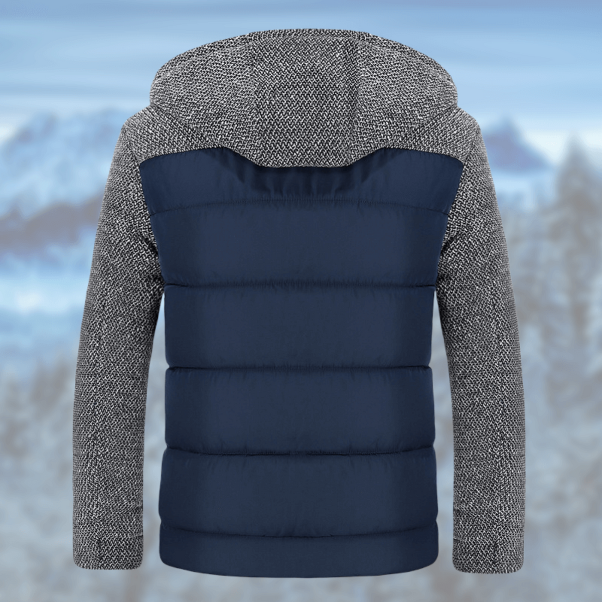 Men’s Winter Jacket Elegant Long-Sleeved, Regular Fit
