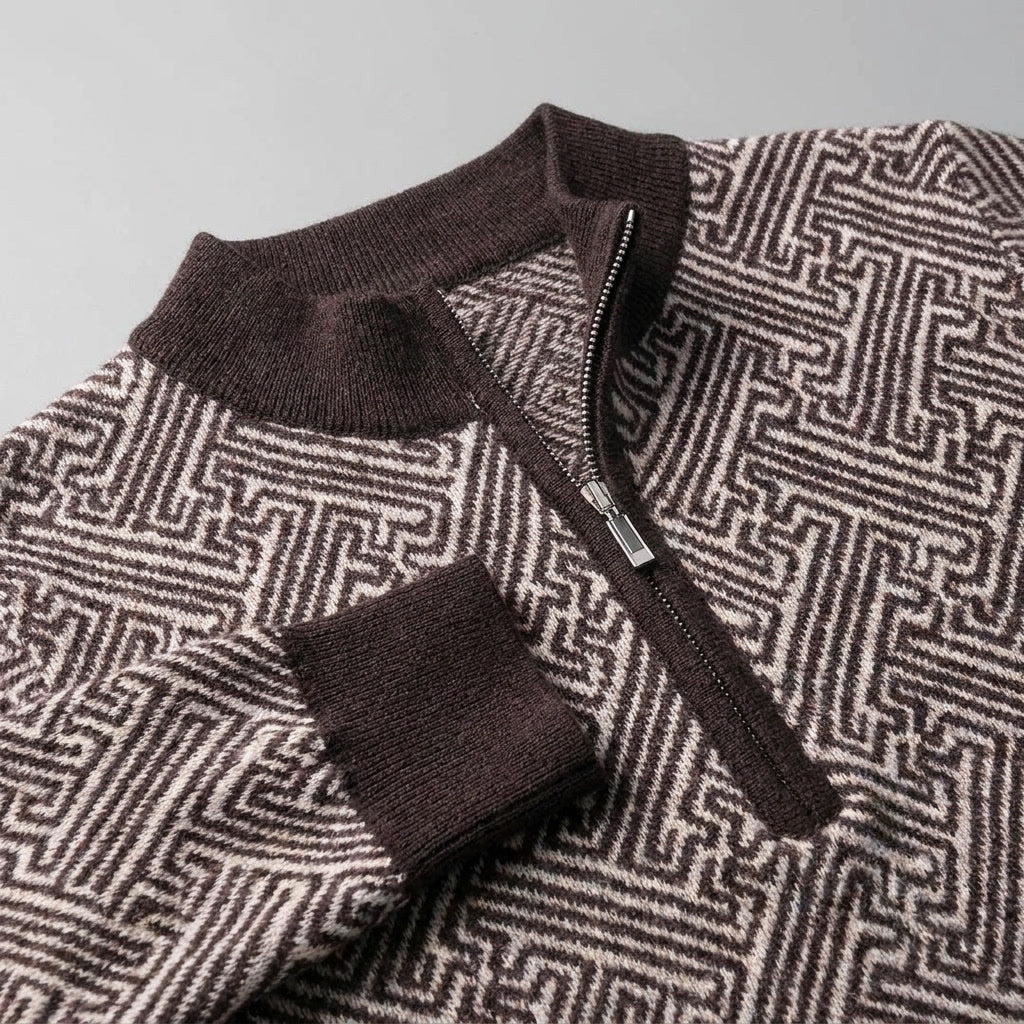 Men’s Merino Wool Quarter Zip Sweater