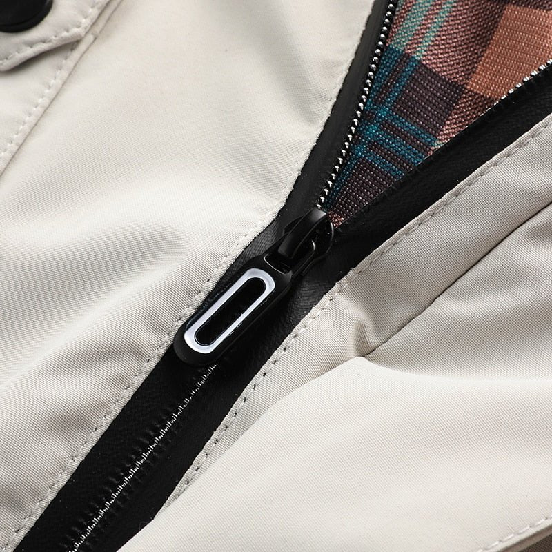 Men’s Winter Jacket Windproof and Waterproof Long-Sleeved