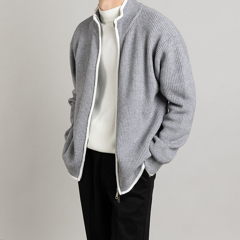 Men’s Open-Front Relaxed Fit Cardigan