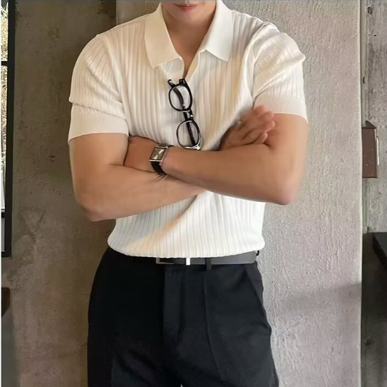 Men’s Old Money Slim Polo T-Shirt