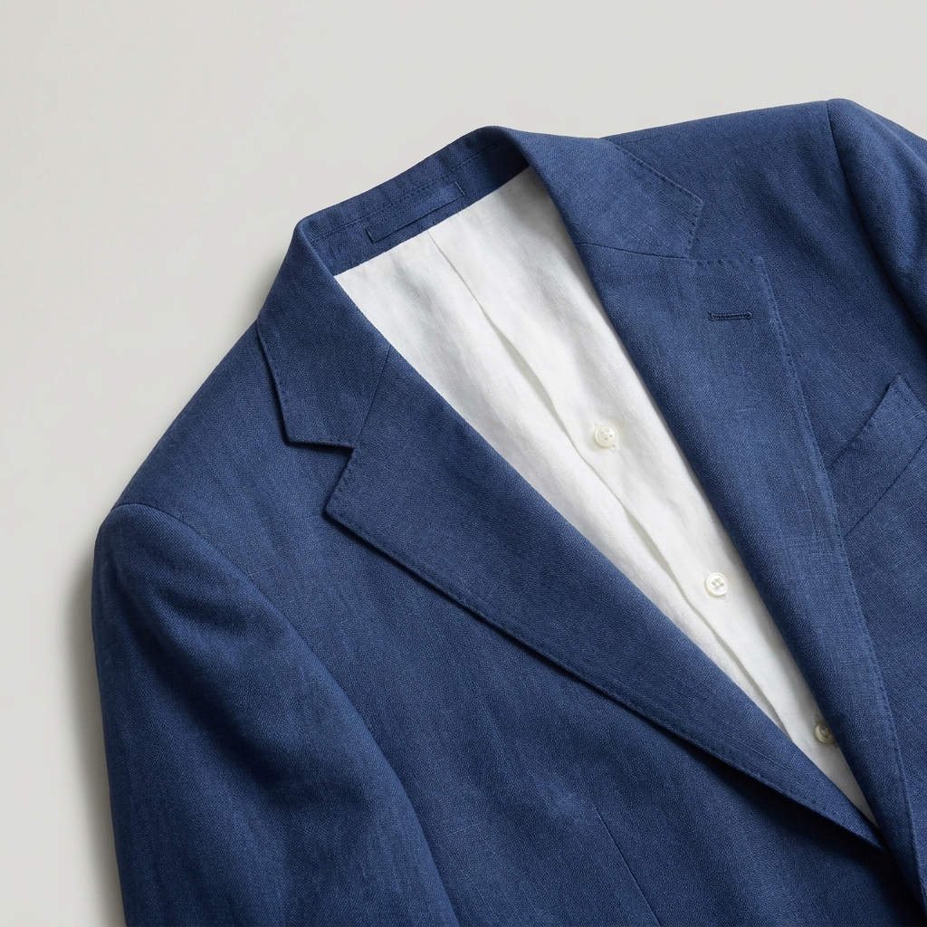 Men’s Breathable Linen Suit Jacket