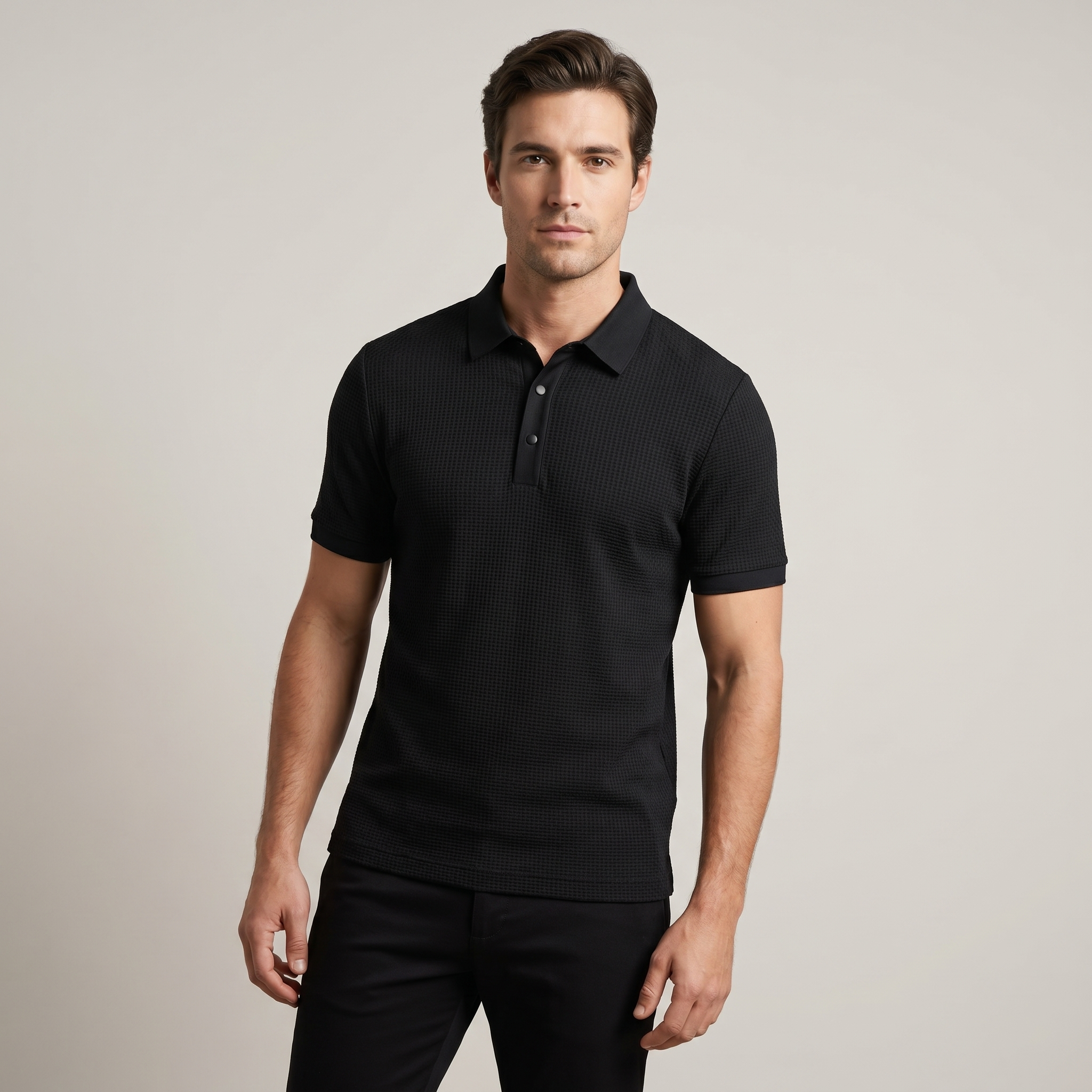 Tailored Slim Fit Cotton Polo Tee