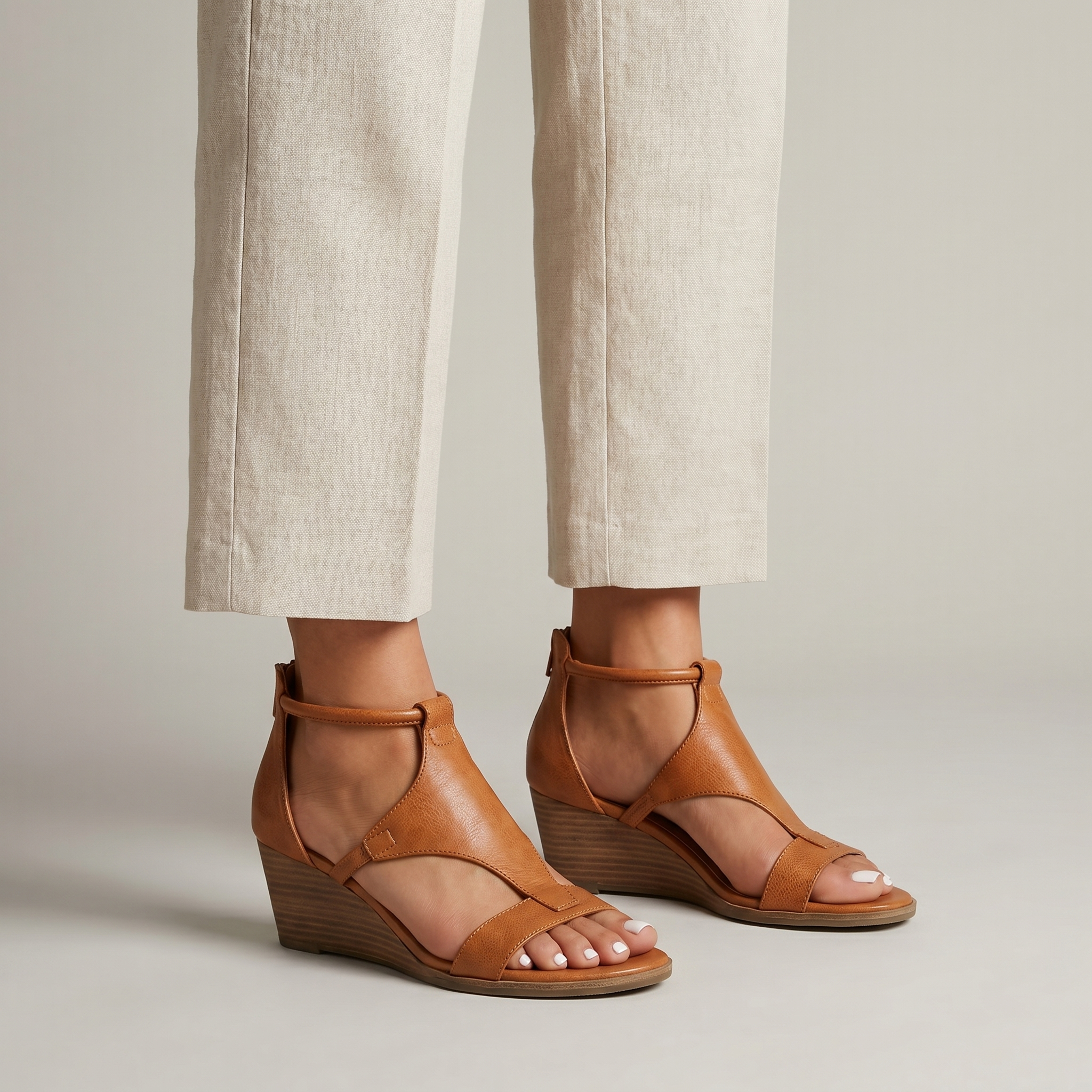 Orthopedic Vegan Leather Comfort Sandals