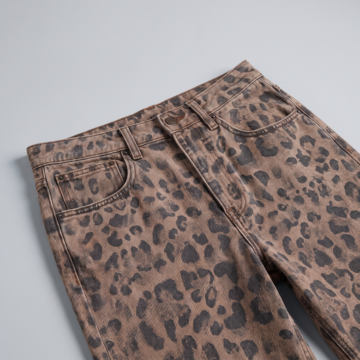 Women's Barrel Leg Ankle Length Jeans | Curved Leg Denim Pants