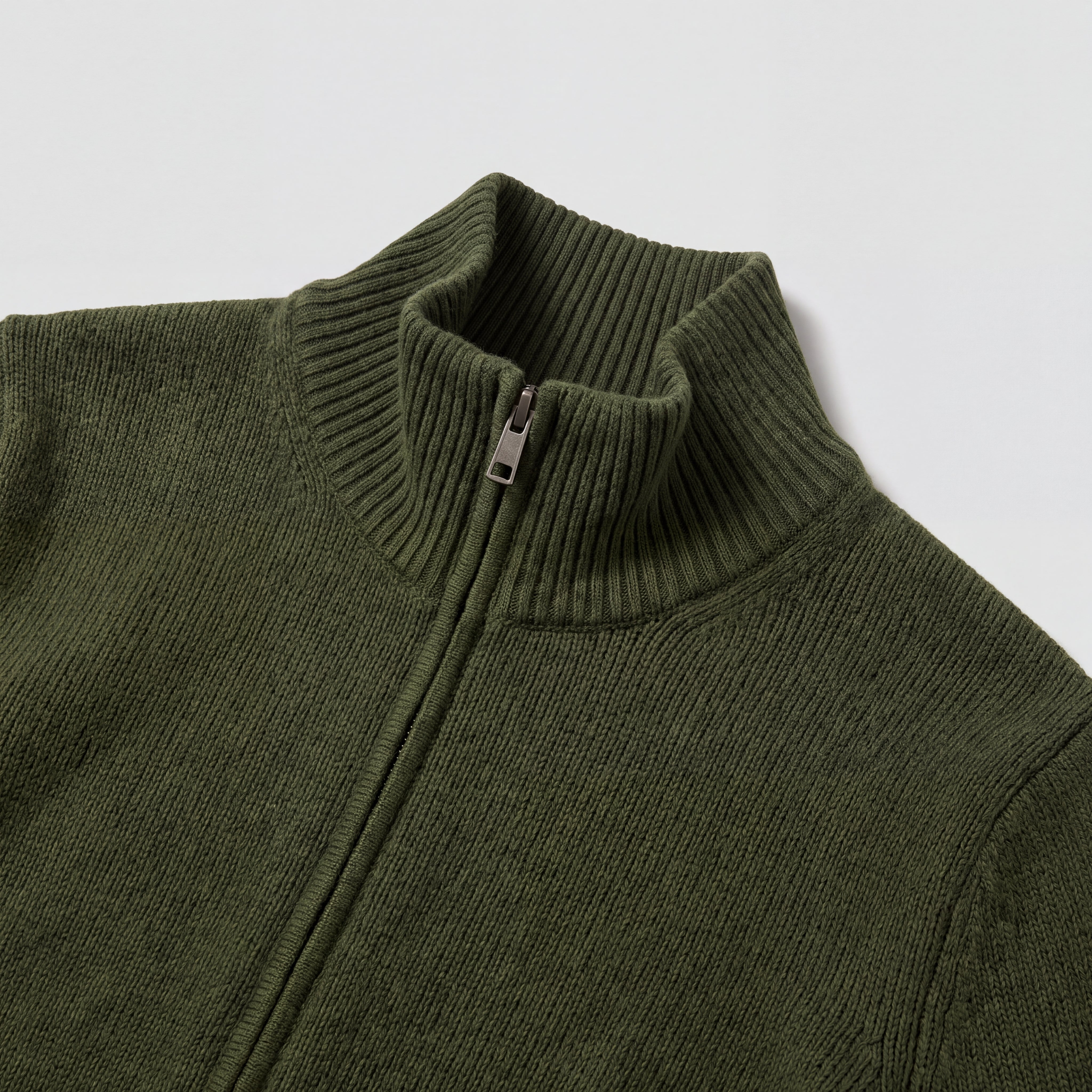 Merino Wool Double-Zip Cardigan