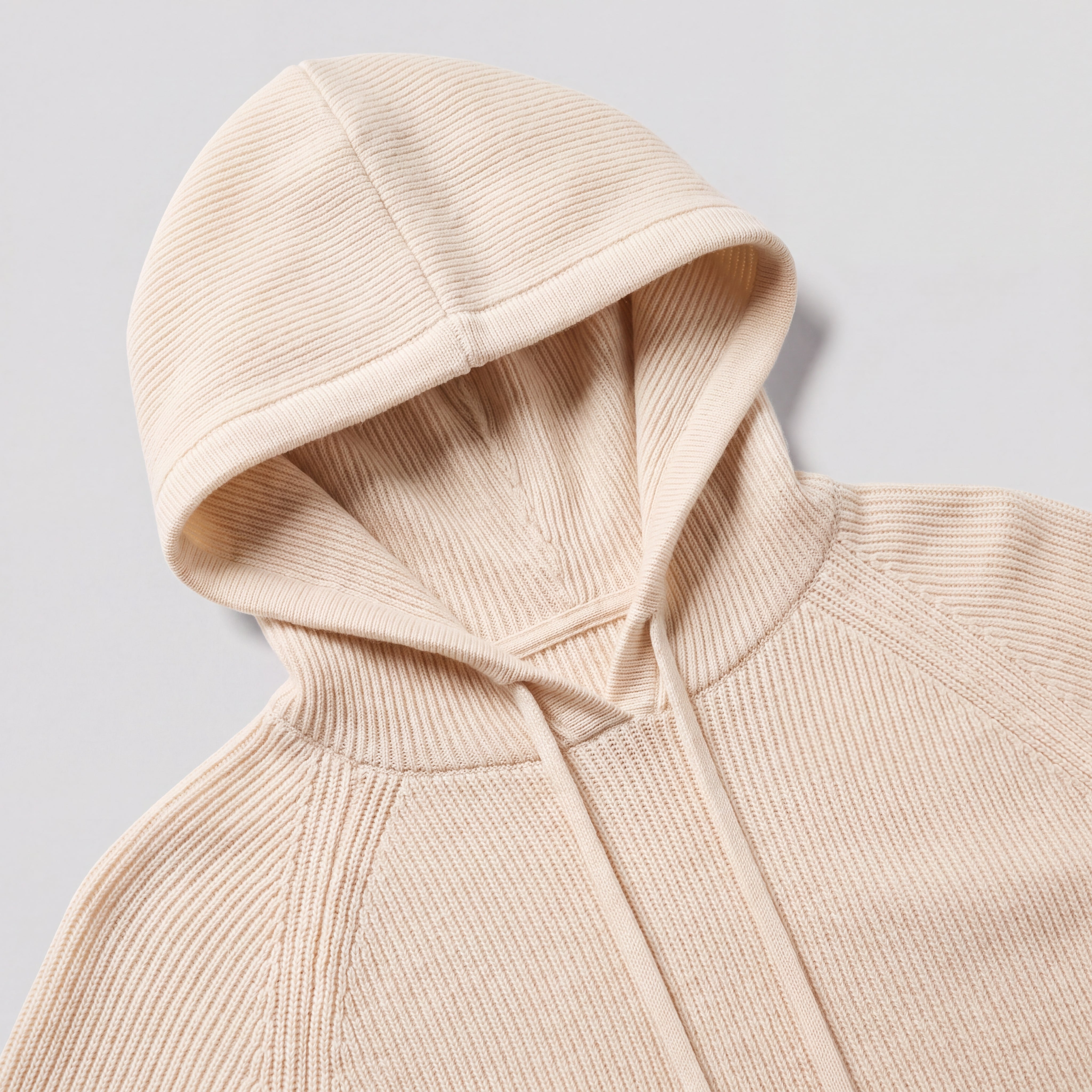 Soft Wool Hooded Sweater with Relaxed Fit Design