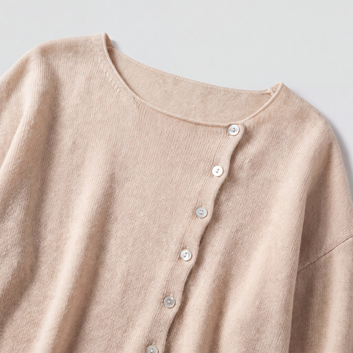 Fall Asymmetric Knit Sweater with Button Detail | Casual Knitwear