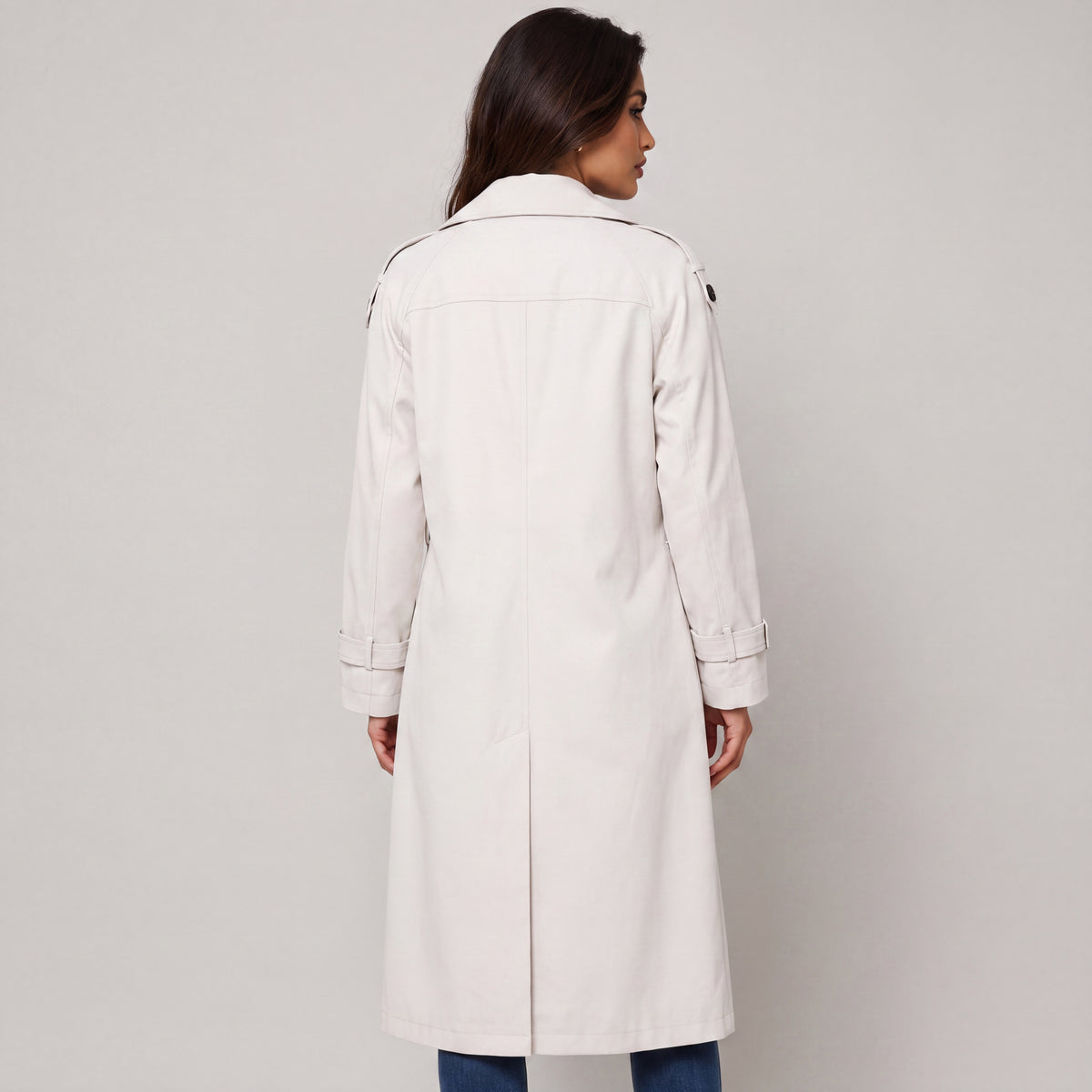 Fall Women's Long Straight Fit Trench Coat | Classic Outerwear