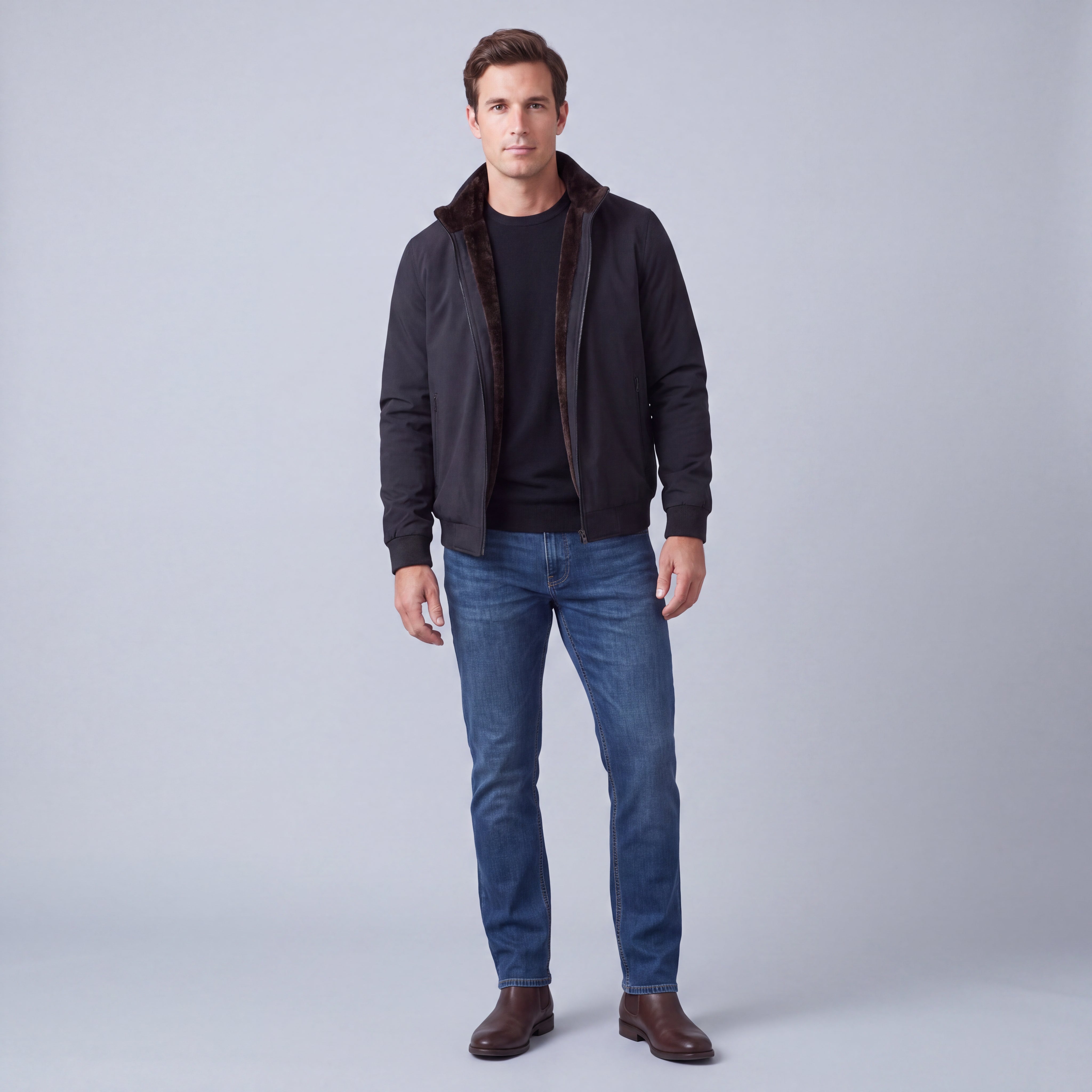 Fall Men's Waterproof Fitted Coat | Rain Jacket for Everyday Wear