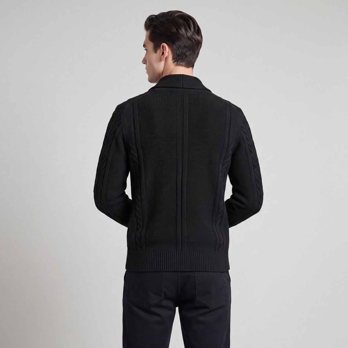 Men's Classic Cardigan with Relaxed, Comfortable Fit