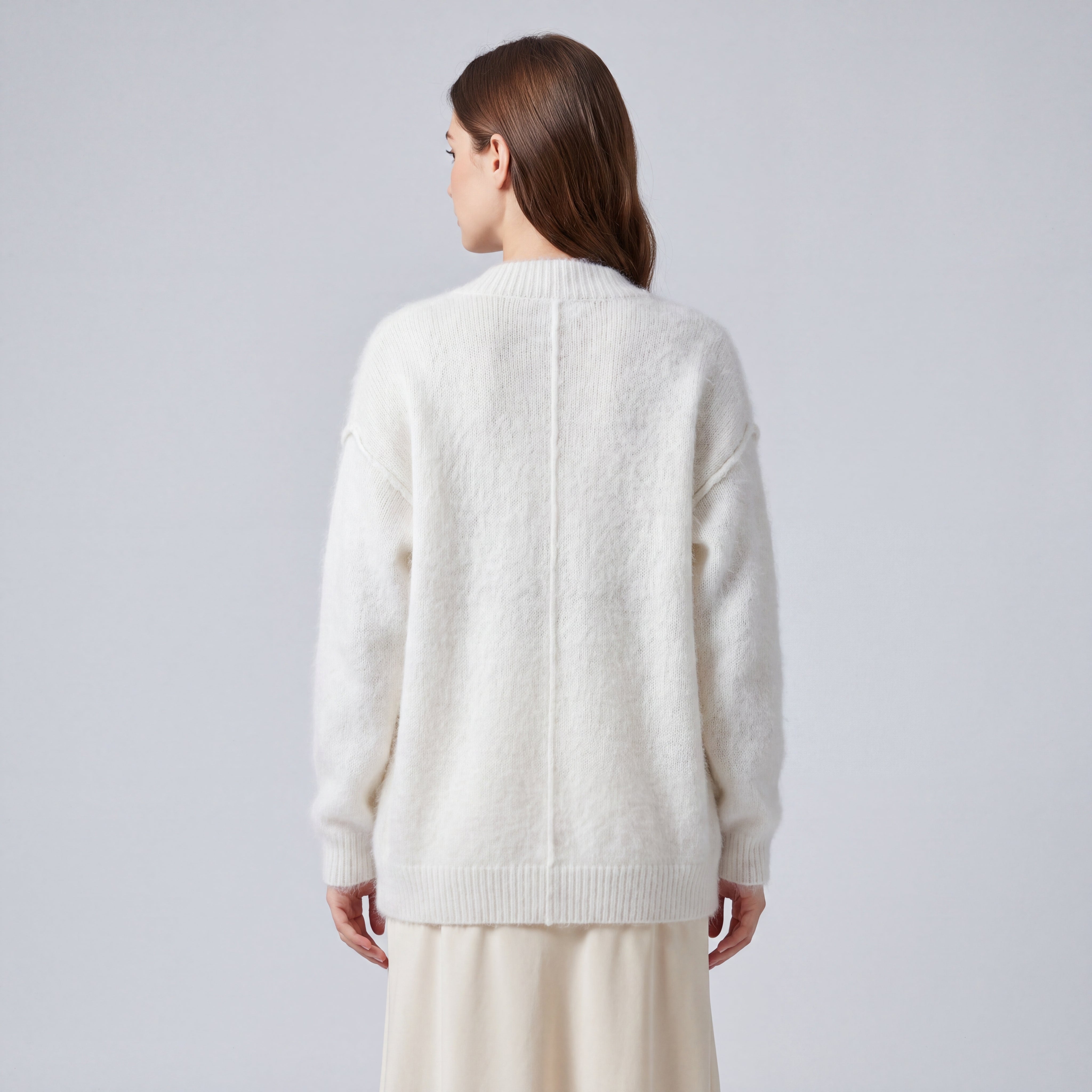 Women's Open-Front V-Neck Cardigan, Relaxed Fit