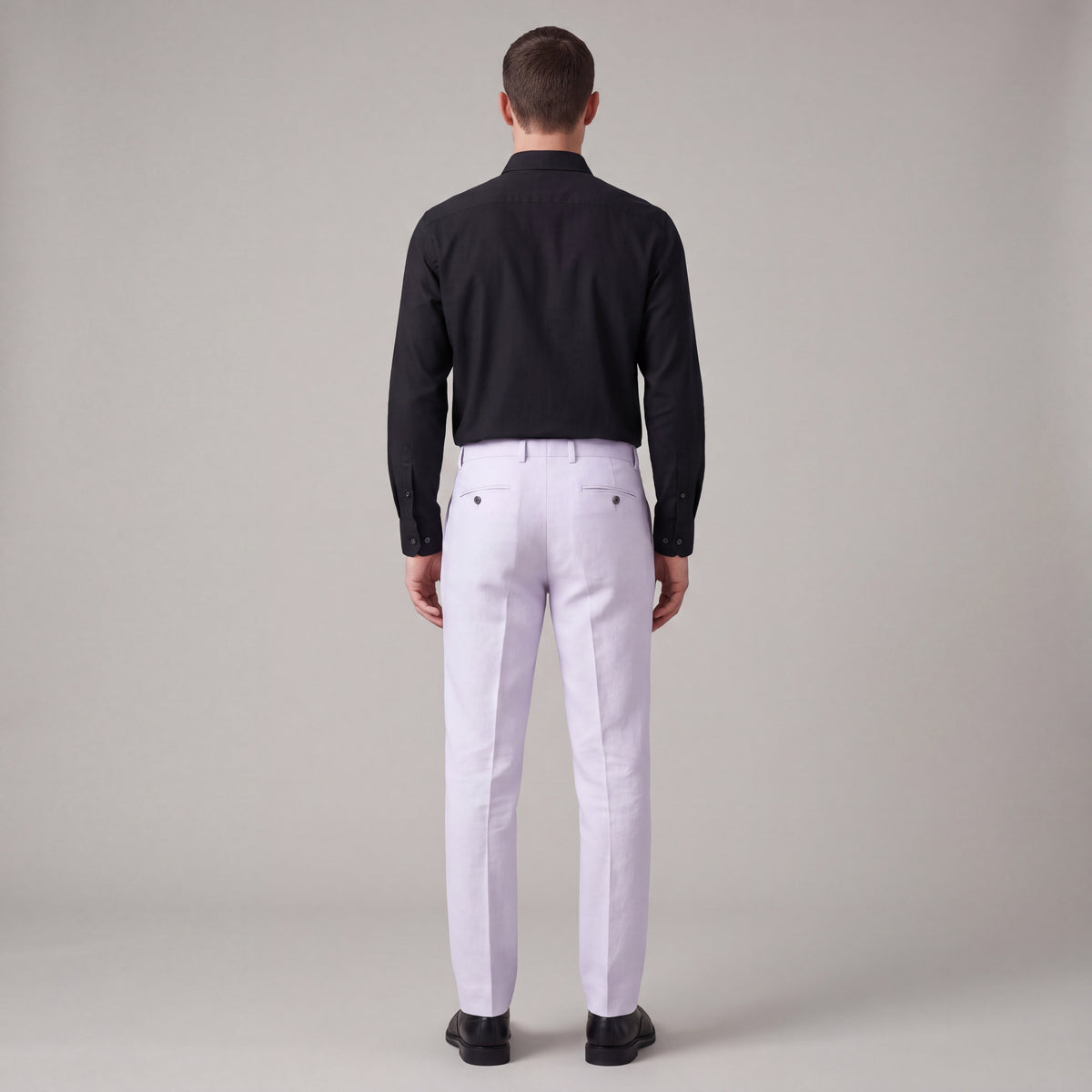 Lightweight, Slim-Fit Casual Linen Dress Pants