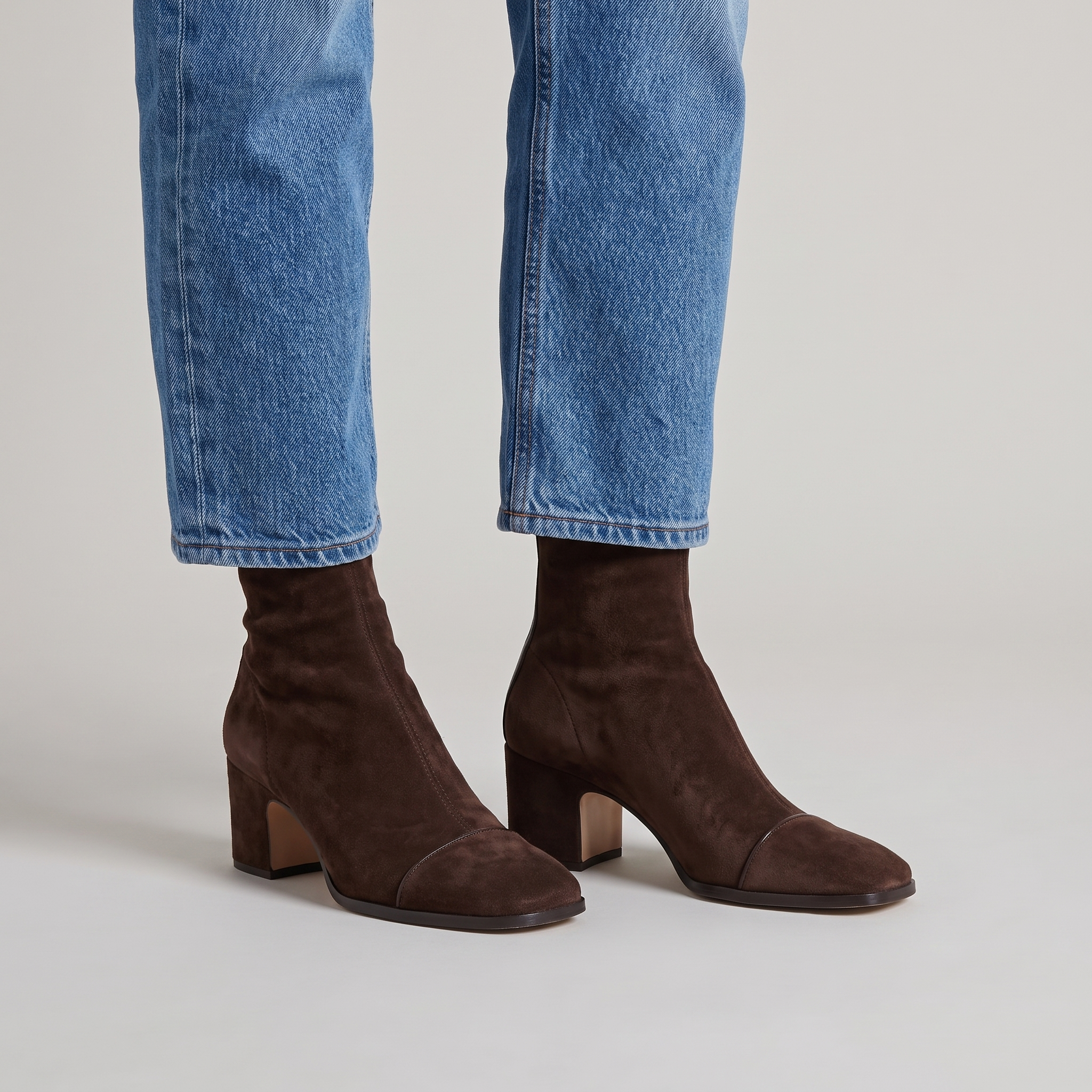 Elegant Women's Orthopedic ankle Boots with Block Heels