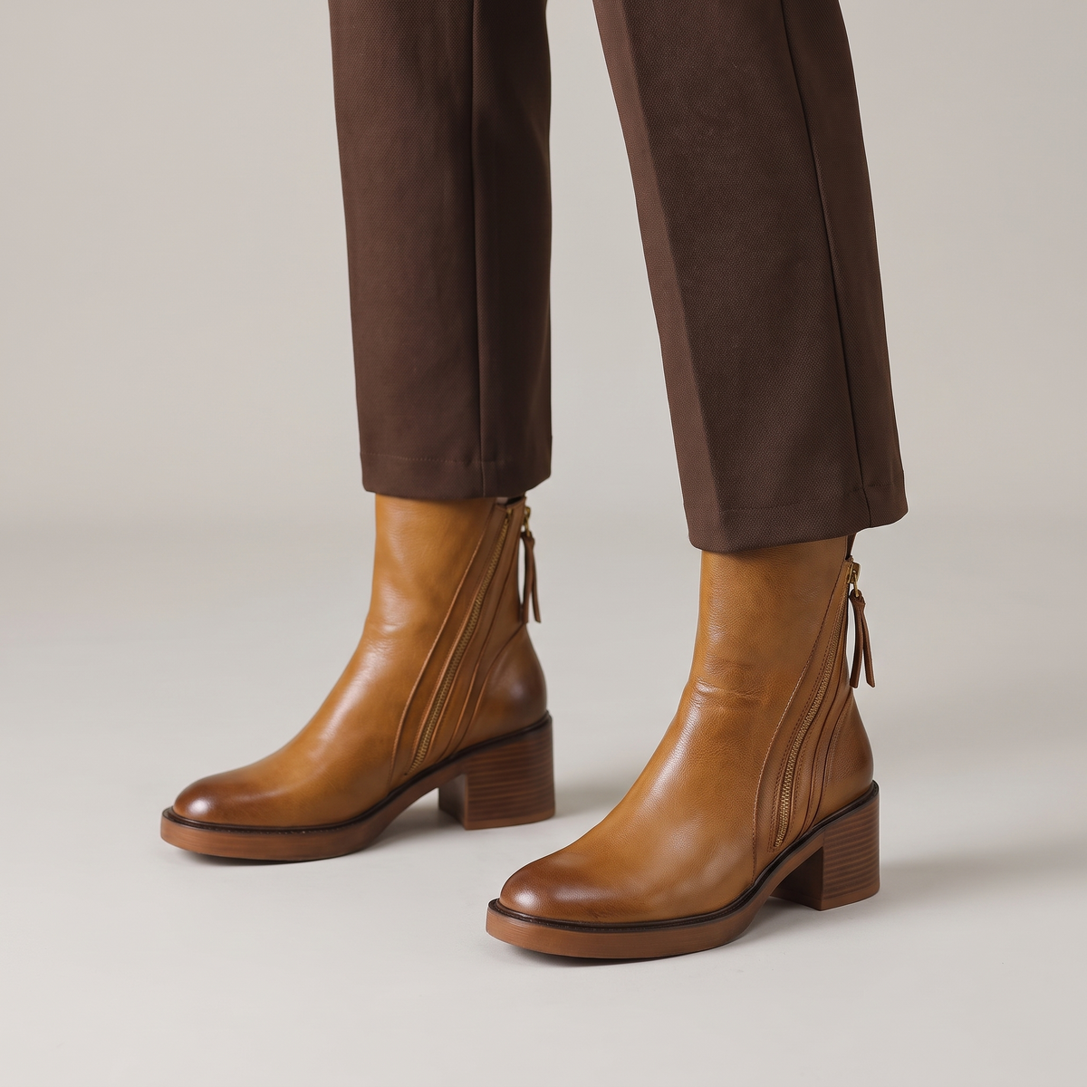 Women's Premium Leather OrthopedicAnkle Boots