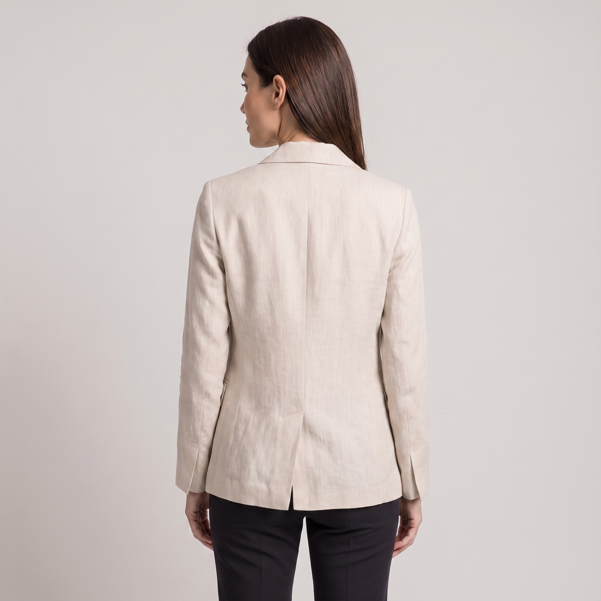 Lightweight Women's Cotton Blazer, Relaxed Fit