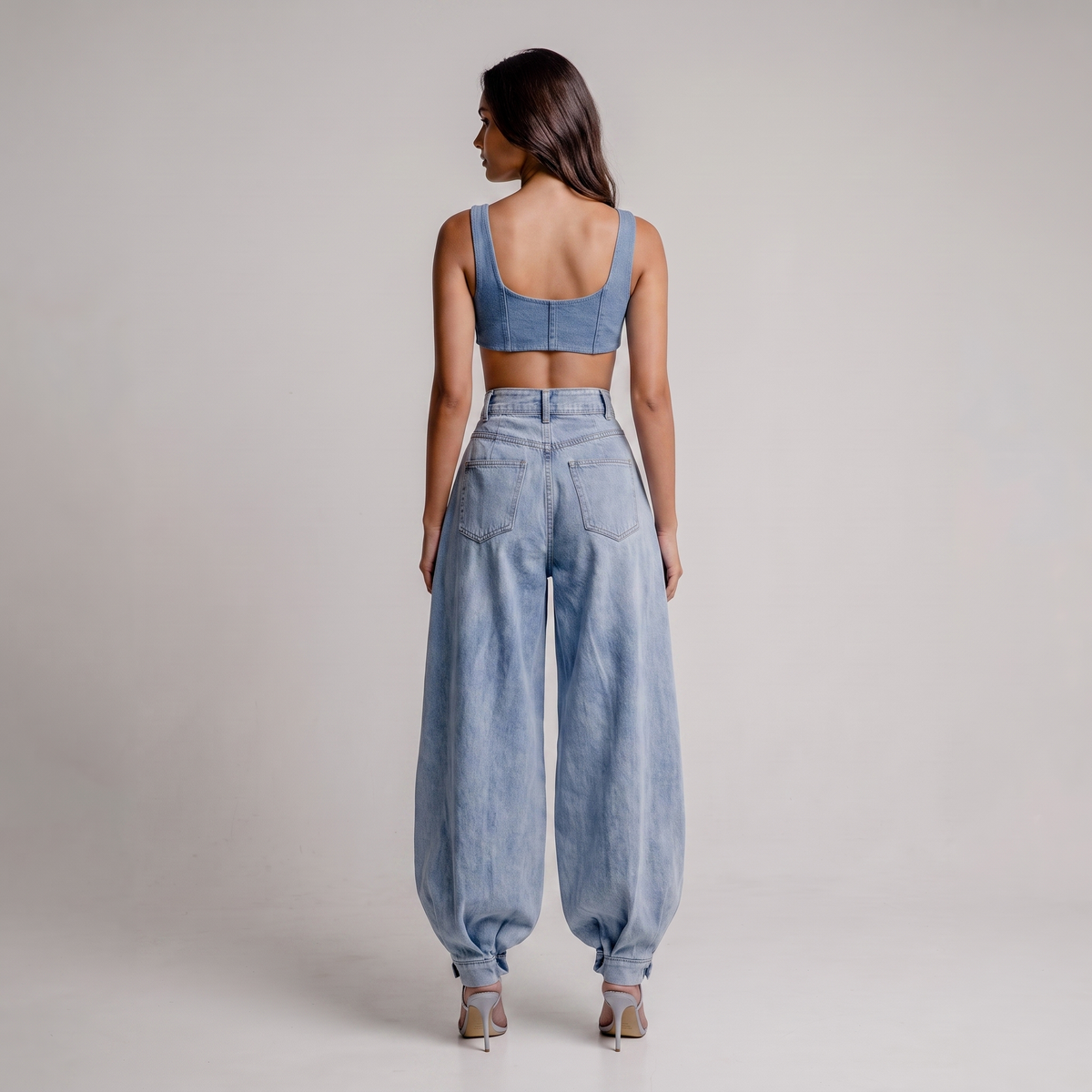 Baggy Jeans Women High Waist Balloon Wide Leg