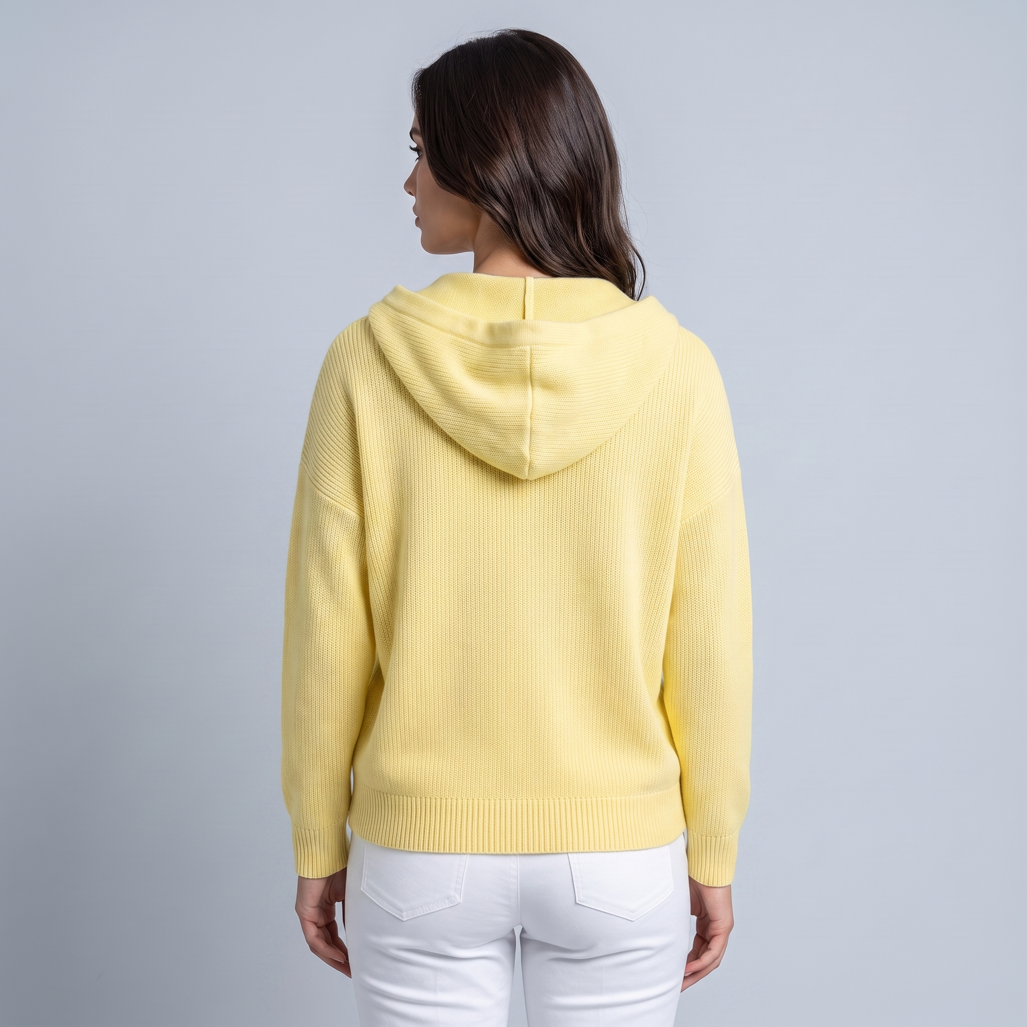 Women’s Long-Sleeved Hooded Cardigan