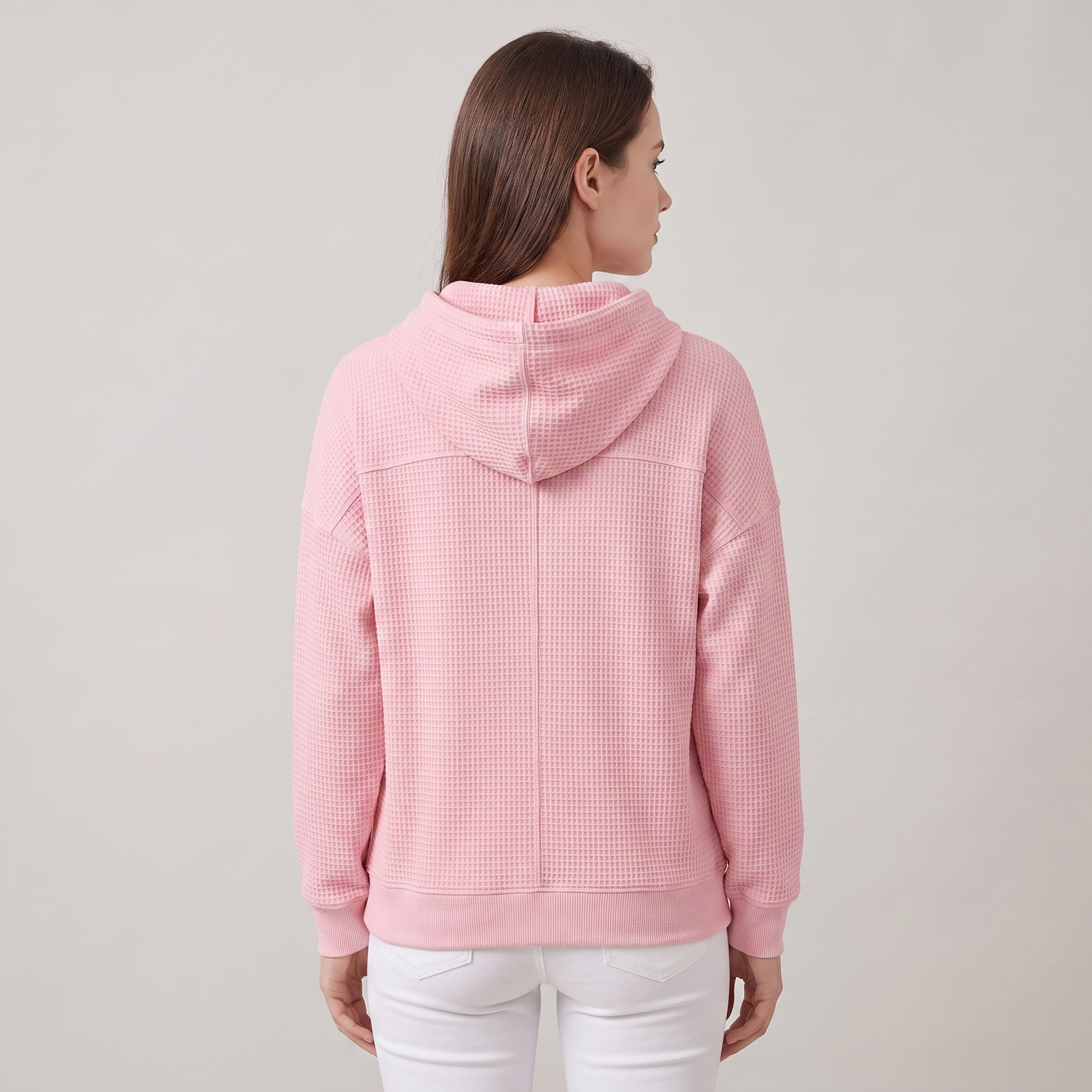 Women’s Oversized Hooded Sweatshirt with Drawstring